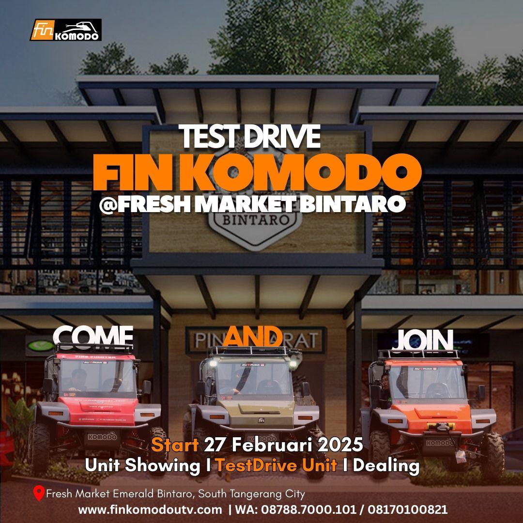 Test Drive Event at Fresh Market Emerald Bintaro, South Tangerang City, Indonesia